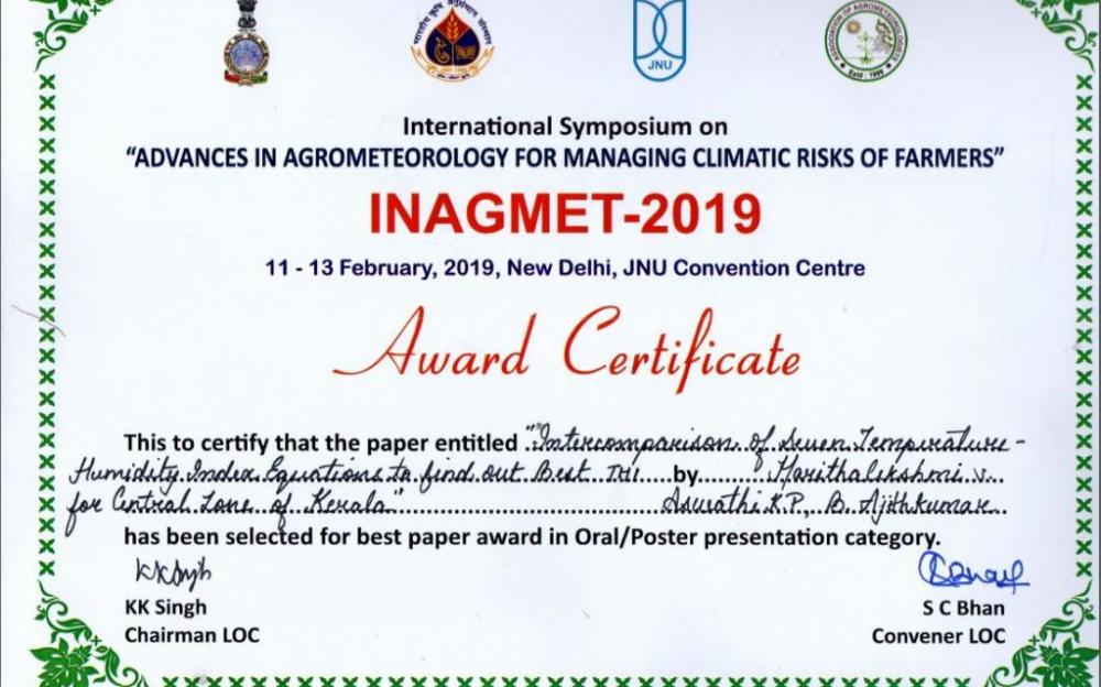 Best Paper Award For Oral Presentation In The International Symposium ...